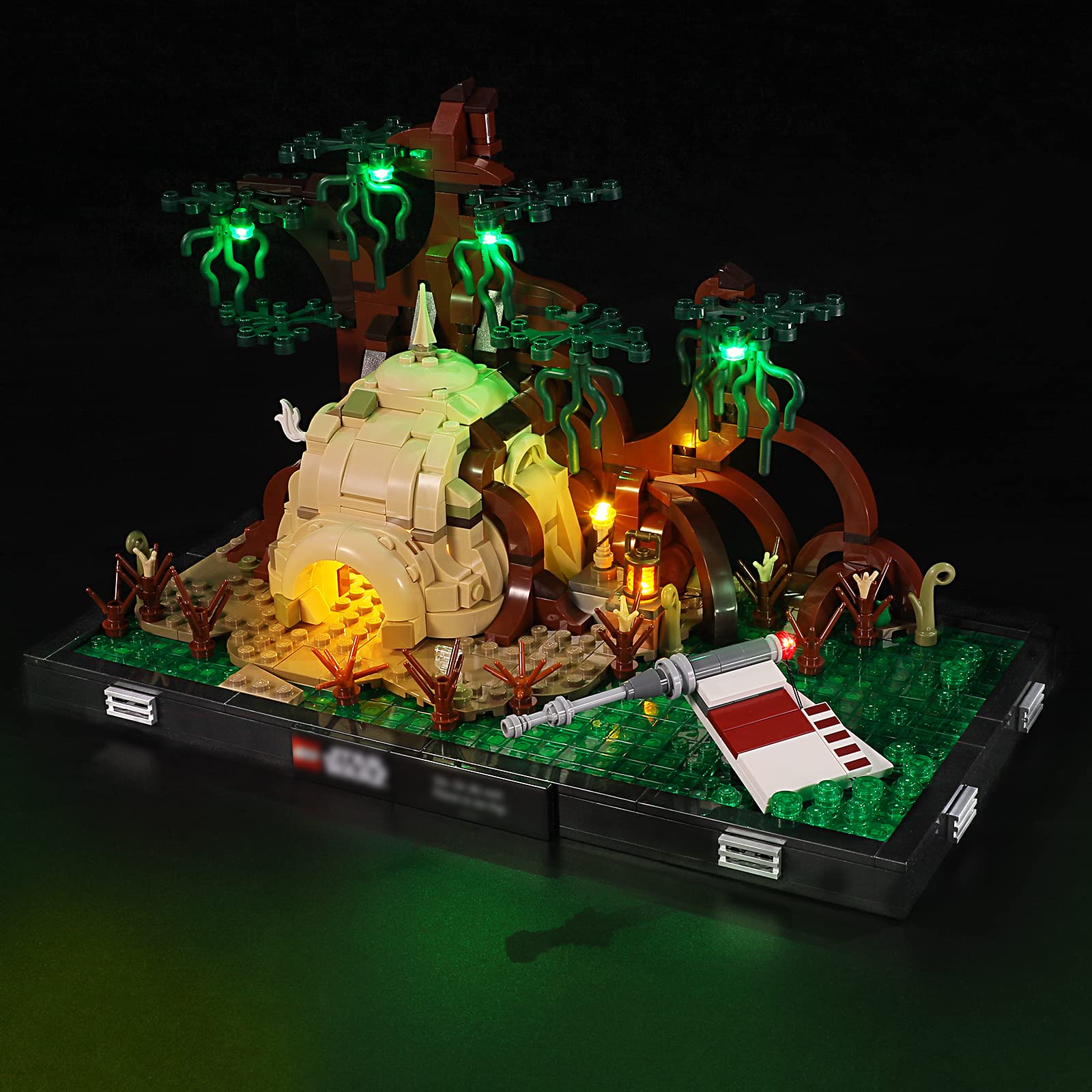 Foto 4 pulgar | Kit De Luces Led Yeabricks Para Lego Star Wars Dagobah Jedi Tr - Venta Internacional.