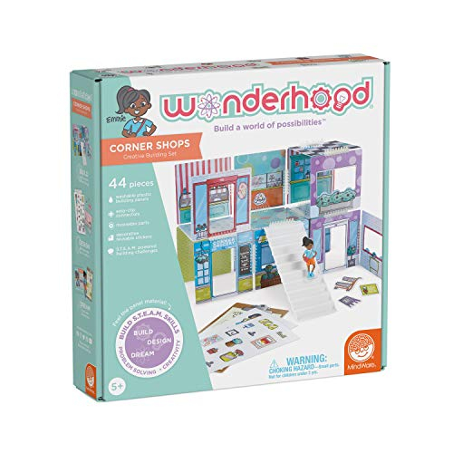 Set De Construcción Mindware Wonderhood Corner Shops, 44 Piezas - Venta Internacional.