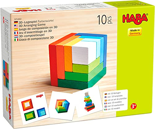 Juego De Arreglos Haba Rainbow Cube 3d Fabricado En Alemania - Venta Internacional.