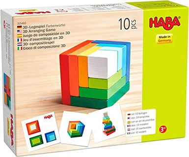Foto 1 | Juego De Arreglos Haba Rainbow Cube 3d Fabricado En Alemania - Venta Internacional.