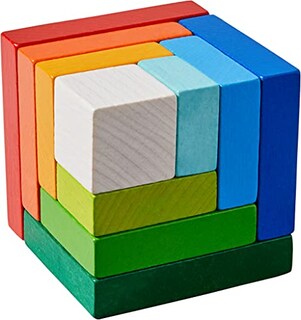 Foto 2 | Juego De Arreglos Haba Rainbow Cube 3d Fabricado En Alemania - Venta Internacional.