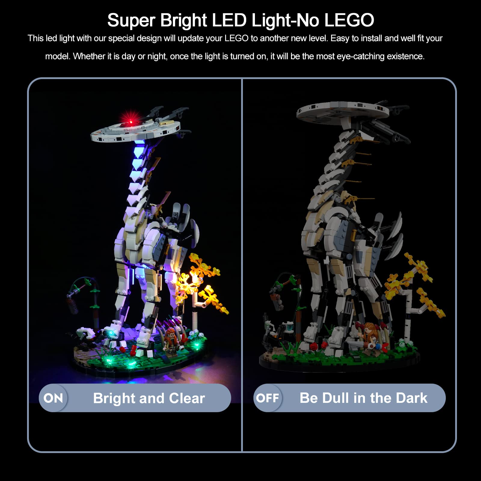 Foto 3 | Set De Iluminación Brickbling Para Lego Tall Neck 76989 Building Se - Venta Internacional.