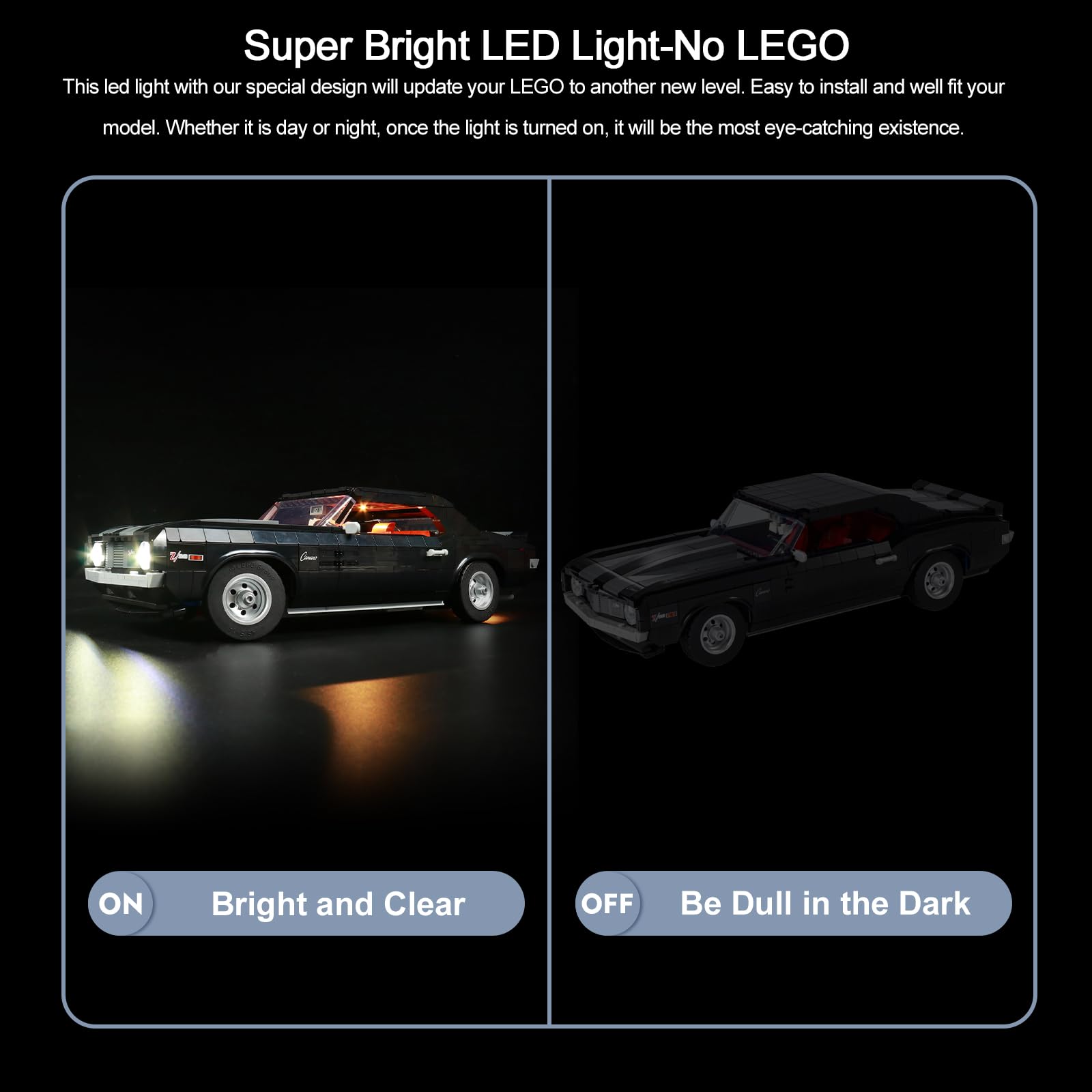 Foto 5 | Kit De Iluminación Brickbling Para Lego Camaro Z28 Sin Set Lego - Venta Internacional.