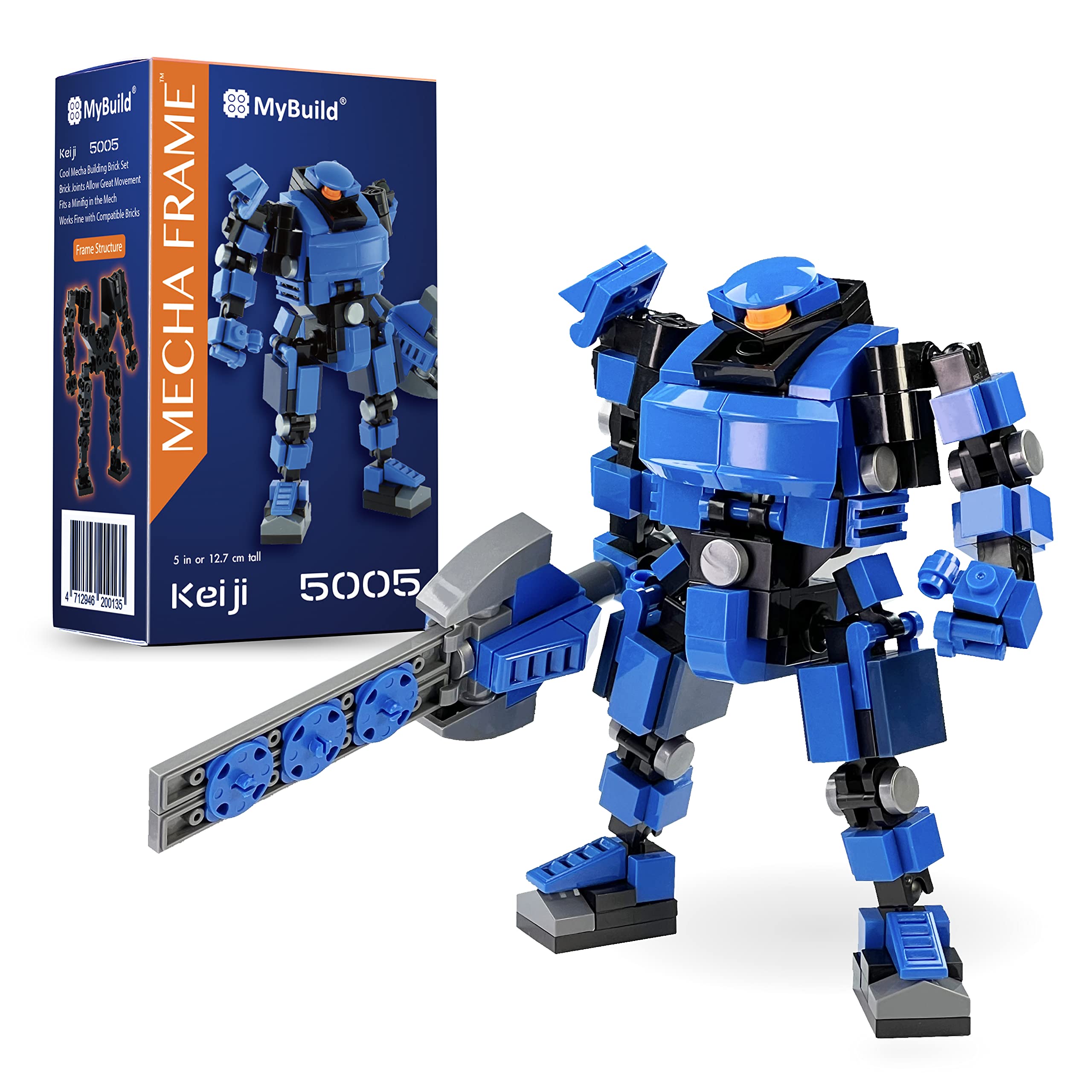 Mecha Frame Sci-fi Blue Robot Armor Mech Set Building Action Bricks Keiji 5005 - Venta Internacional.