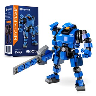 Foto 1 | Mecha Frame Sci-fi Blue Robot Armor Mech Set Building Action Bricks Keiji 5005 - Venta Internacional.