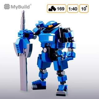 Foto 2 | Mecha Frame Sci-fi Blue Robot Armor Mech Set Building Action Bricks Keiji 5005 - Venta Internacional.