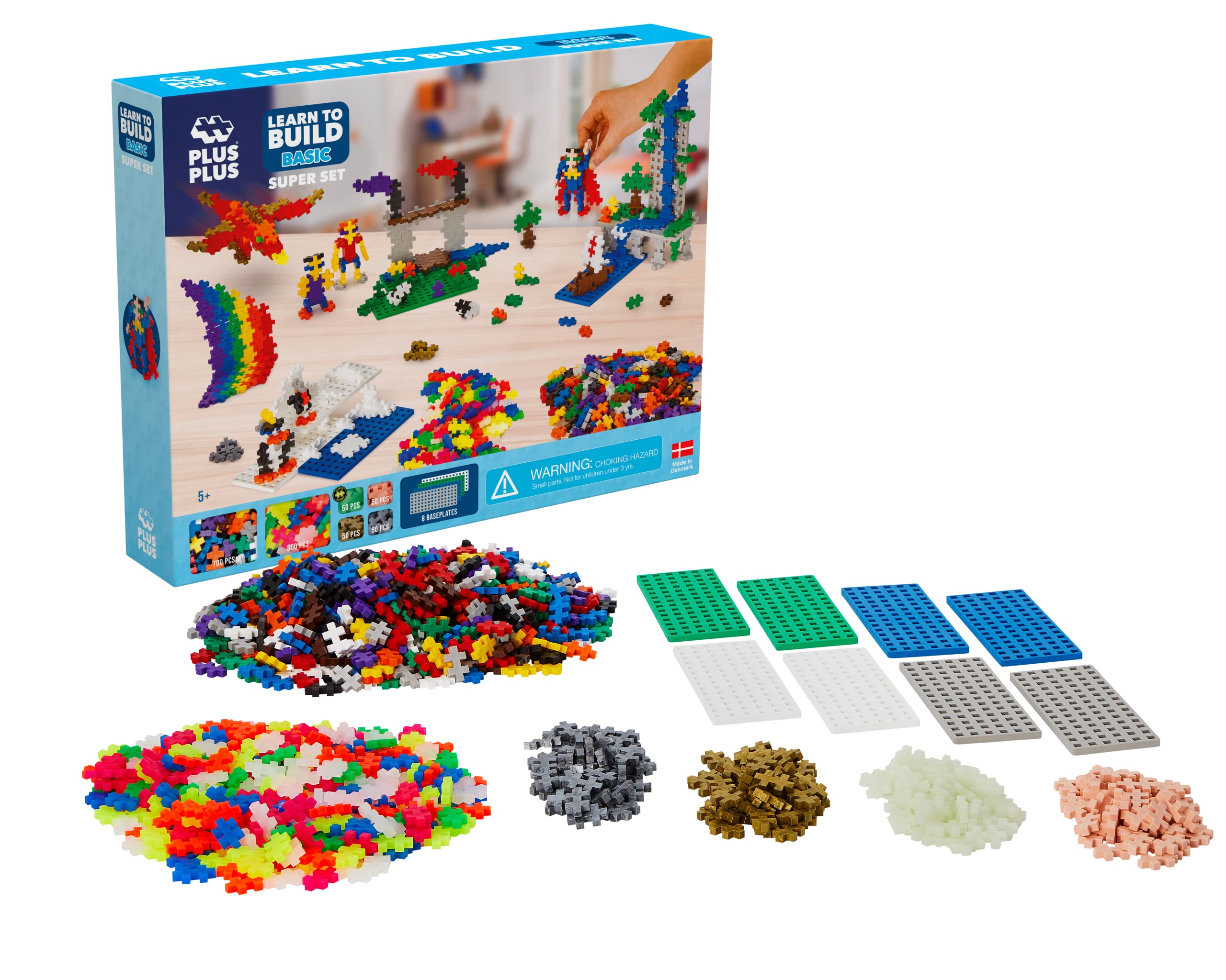 Set De Construcción Plus Plus Super Set Learn To Build De 1200 Piezas - Venta Internacional.