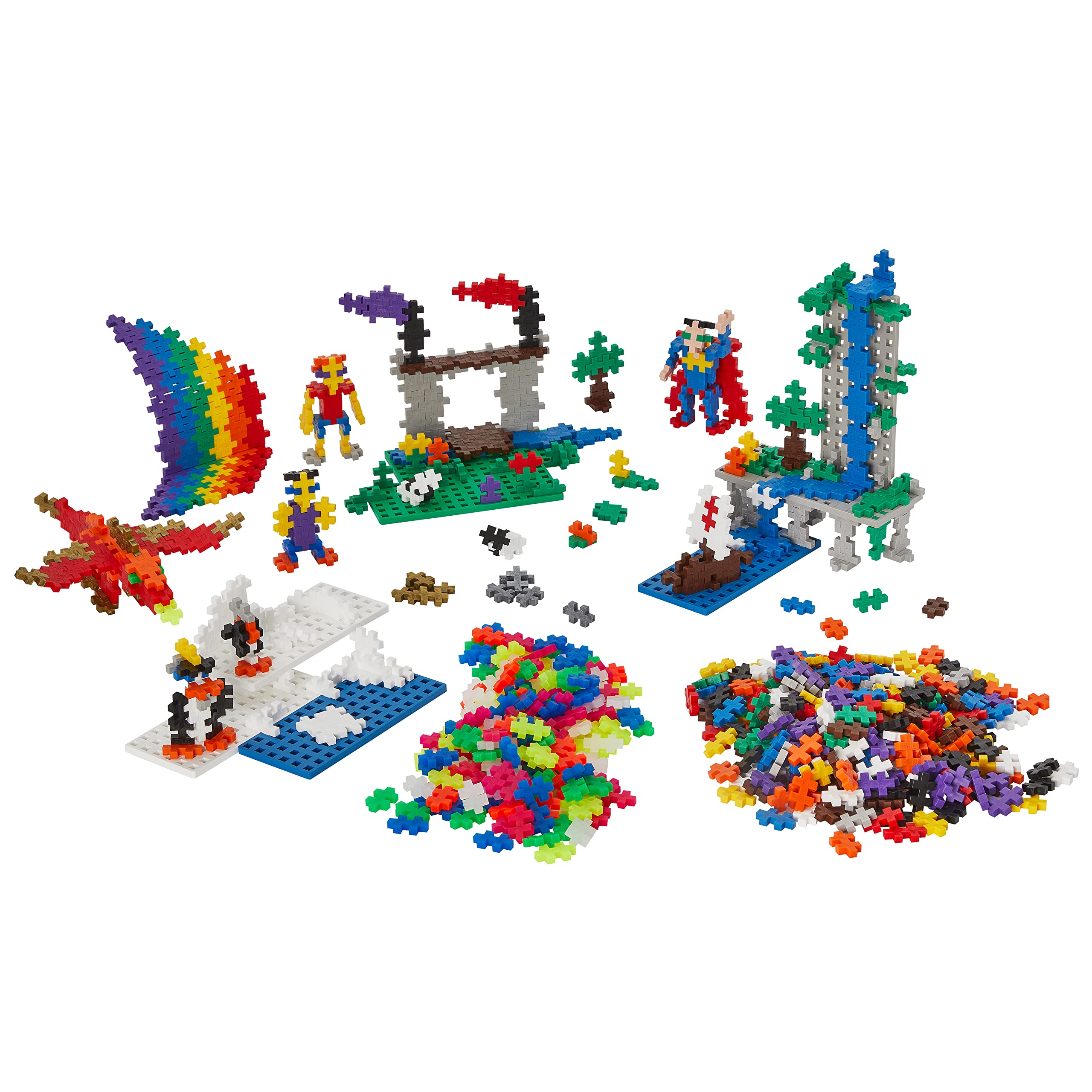 Foto 4 pulgar | Set De Construcción Plus Plus Super Set Learn To Build De 1200 Piezas - Venta Internacional.