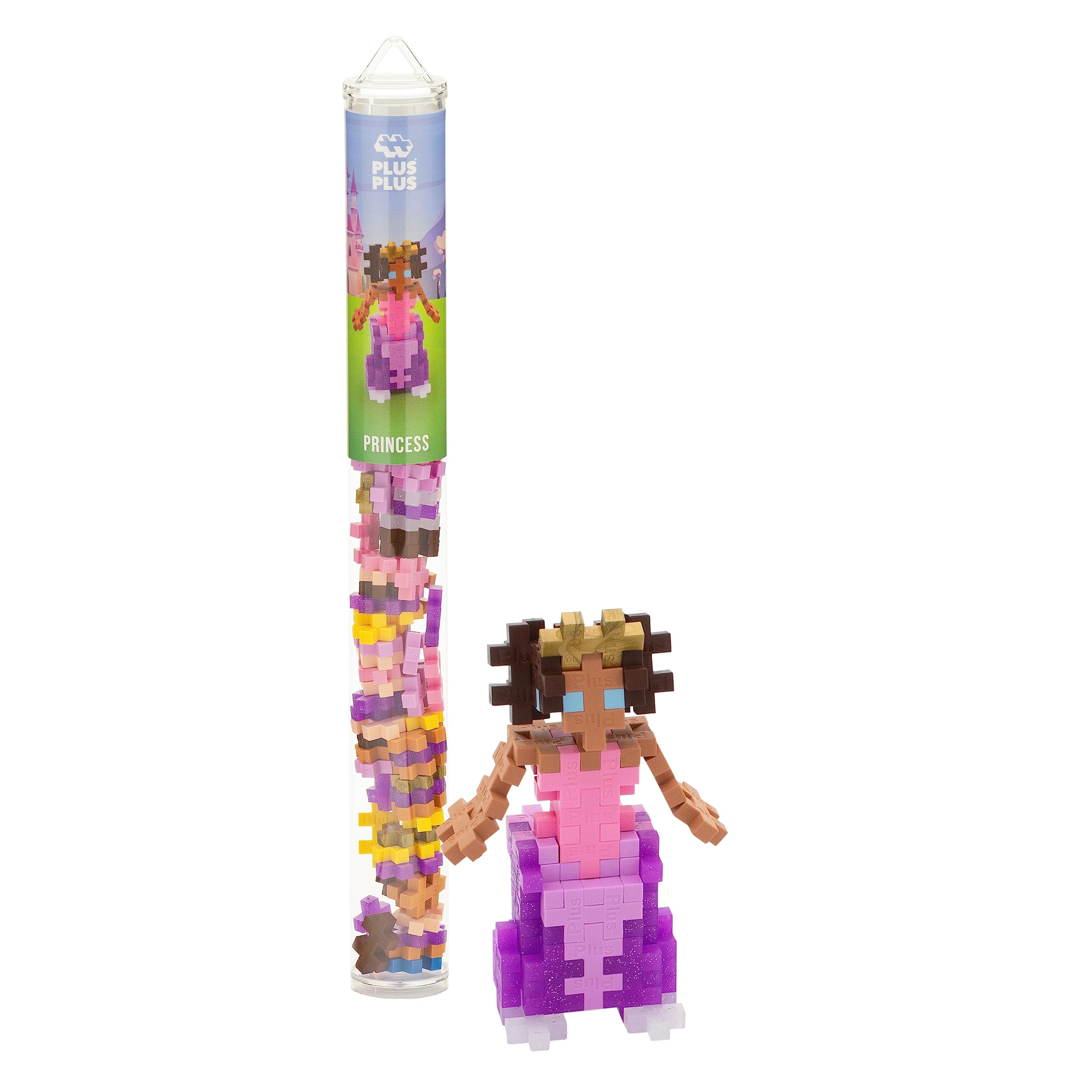 Foto 2 pulgar | Construction Toy Plus Plus Mini Maker Tube Princess, 70 Unidades - Venta Internacional.