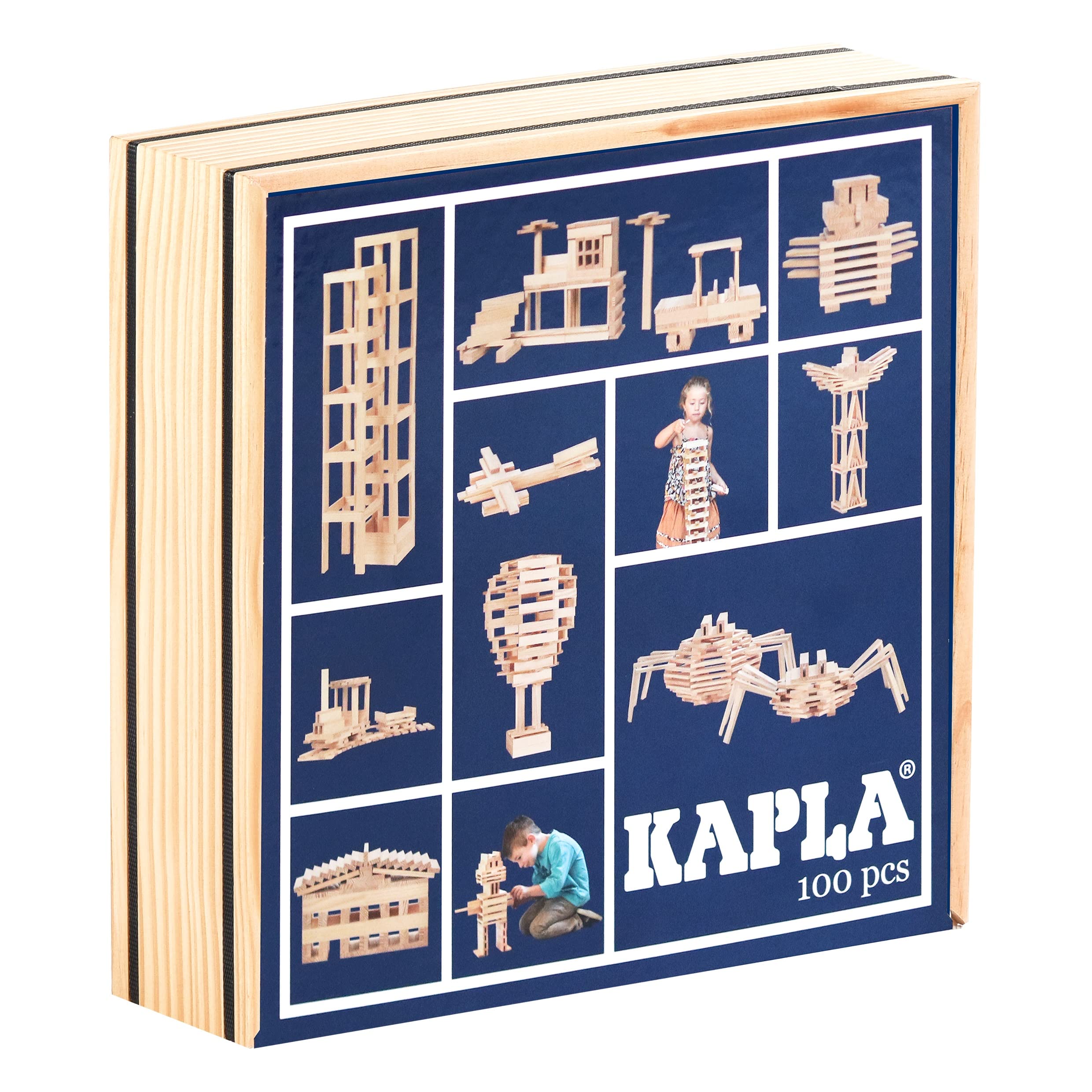 Set De Construcción Kapla 100, Juego Educativo De Tablas De Construcción - Venta Internacional.