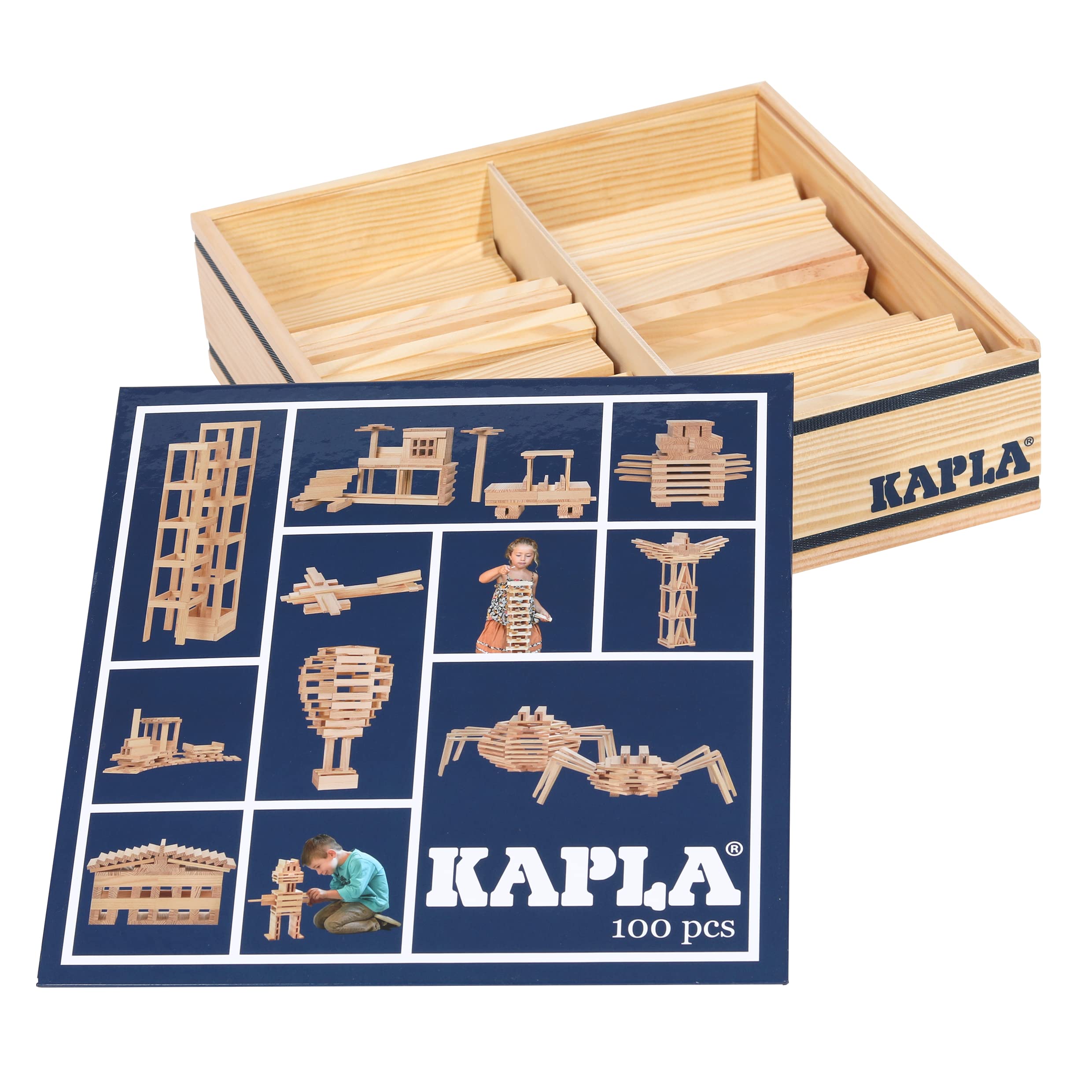 Foto 3 pulgar | Set De Construcción Kapla 100, Juego Educativo De Tablas De Construcción - Venta Internacional.