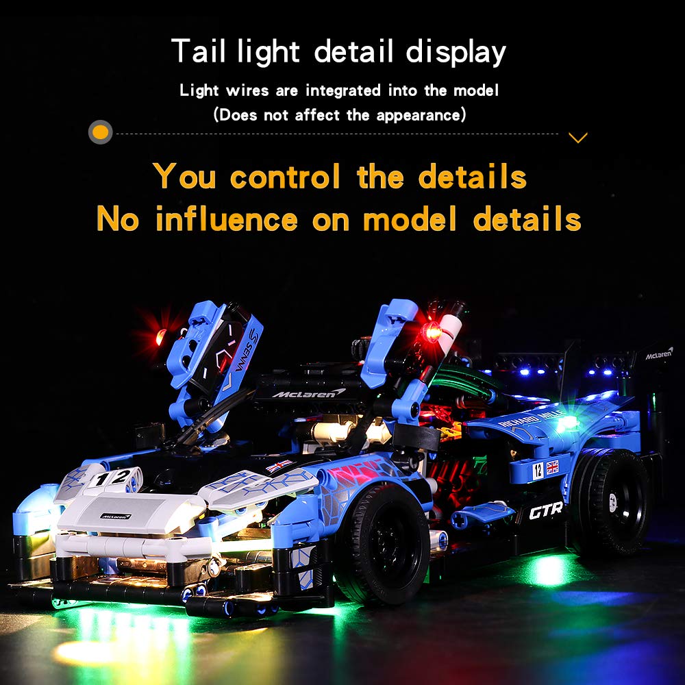 Foto 3 pulgar | Kit De Luces Led Para Lego Mclaren Senna Gtr 42123 De Vonado - Venta Internacional.