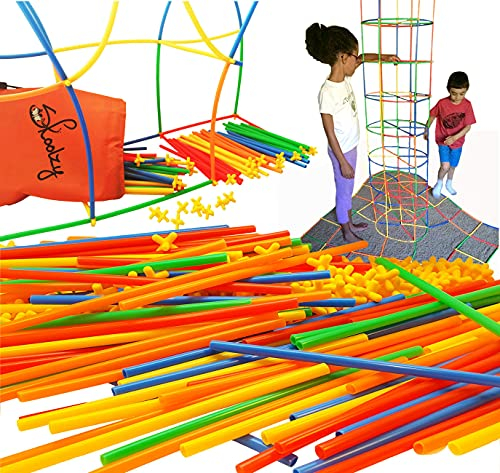 Foto 2 pulgar | Juguete De Construcción Skoolzy Straw Constructor, 220 Unidades, Con Bolsa De Mano - Venta Internacional.