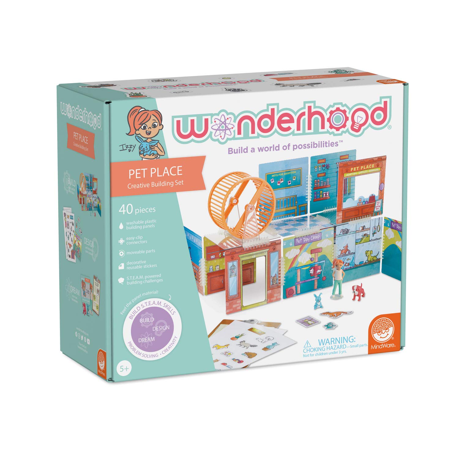 Juguete De Construcción Mindware Wonderhood Pet Place Con Building Chall - Venta Internacional.