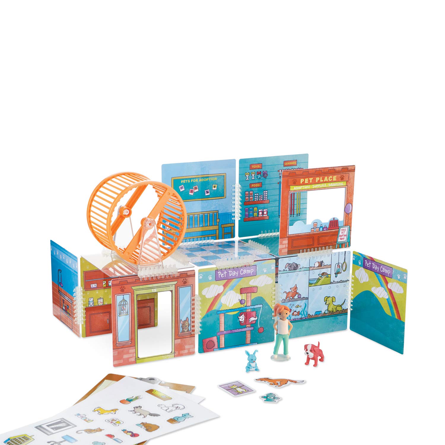 Foto 3 pulgar | Juguete De Construcción Mindware Wonderhood Pet Place Con Building Chall - Venta Internacional.