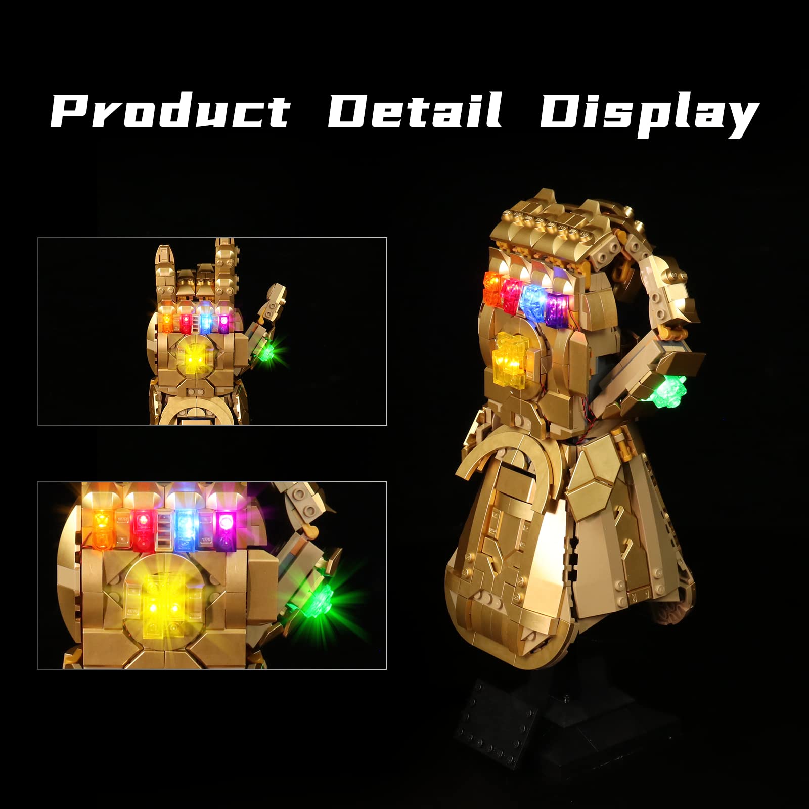 Foto 3 pulgar | Kit De Luces Led Bourvill Para Lego Infinity Gauntlet 76191 - Venta Internacional.