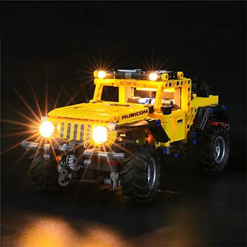 Set De Iluminación Para Jeep Wrangler 42122 De Lego Technic Con Led - Venta Internacional. $789