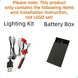 Foto 3 | Set De Iluminación Para Jeep Wrangler 42122 De Lego Technic Con Led - Venta Internacional.
