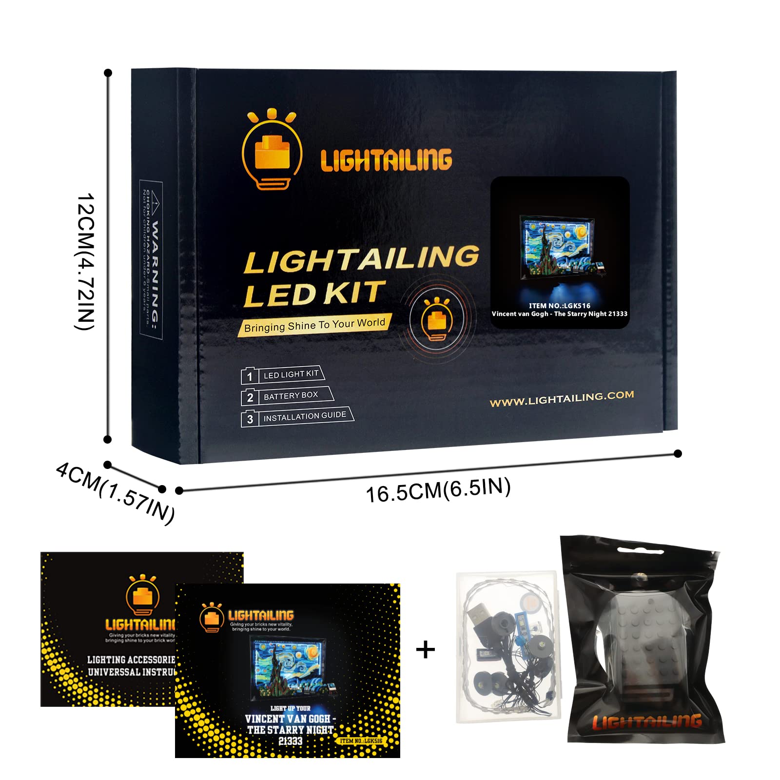 Foto 7 pulgar | Kit De Luces Led Lightailing Para Lego 21333 Vincent Van Gogh - Venta Internacional.