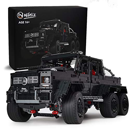 Building Blocks Nifeliz G63, Camioneta Negra, Moc, Escala 1:8 - Venta Internacional.