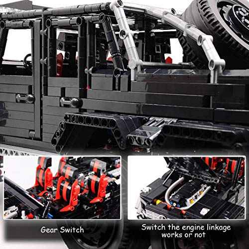 Foto 5 pulgar | Building Blocks Nifeliz G63, Camioneta Negra, Moc, Escala 1:8 - Venta Internacional.