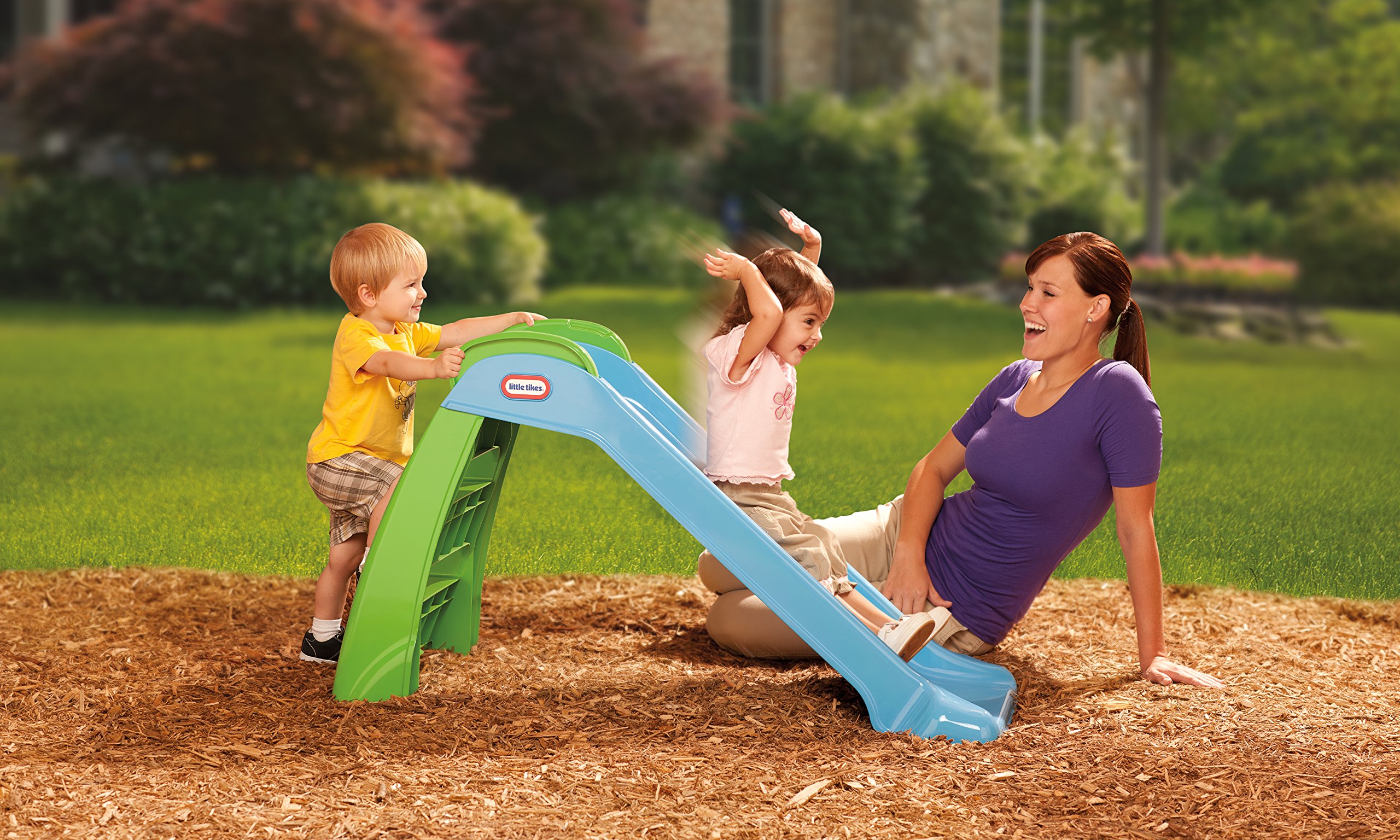 Foto 6 pulgar | Little Tikes First Slide (azul/verde) - Venta Internacional.