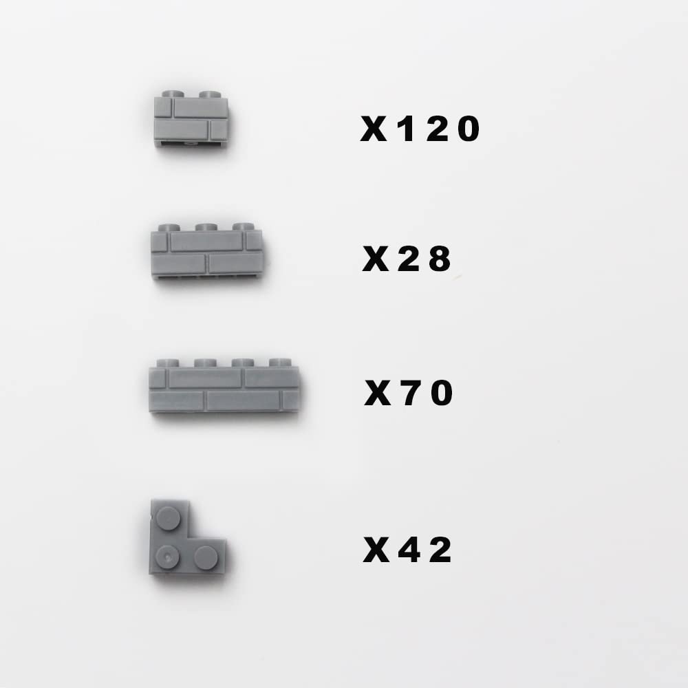 Foto 5 pulgar | Juego De 260 Ladrillos Con Perfil De Mampostería De Building Blocks Feleph - Venta Internacional.