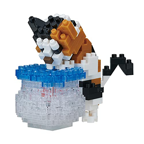 Kit De Construcción Nanoblock Fishbowl Cat [cats] Collection Series - Venta Internacional.