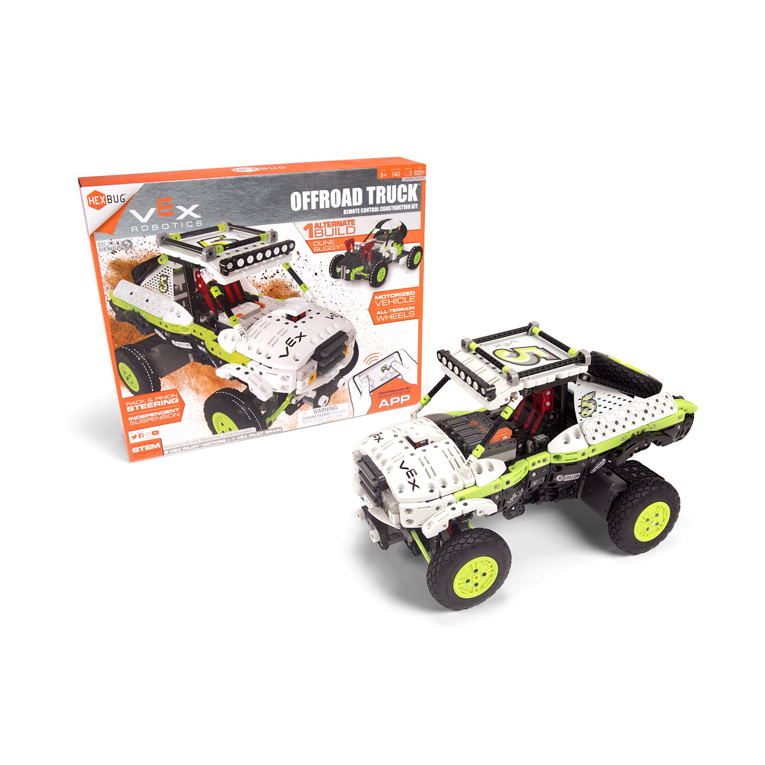 Foto 6 pulgar | Camión Todoterreno Robótico Hexbug Vex - Venta Internacional.