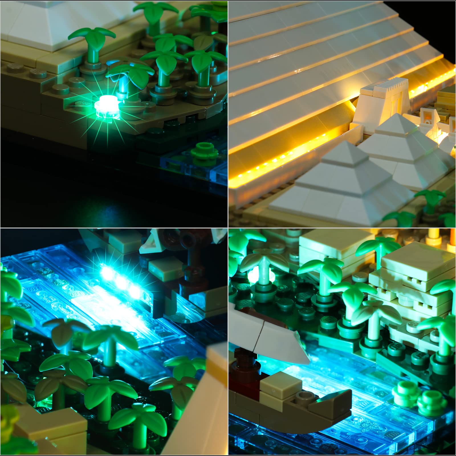 Foto 4 pulgar | Kit De Luces Led Para Lego 21058 Gran Pirámide De Giza De Vonado - Venta Internacional.