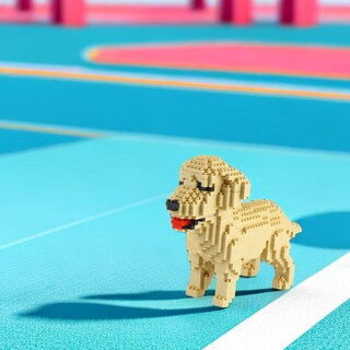 Foto 5 | Mini Bloques De Construcción Larcele Micro Dog, Ladrillos De - Venta Internacional.