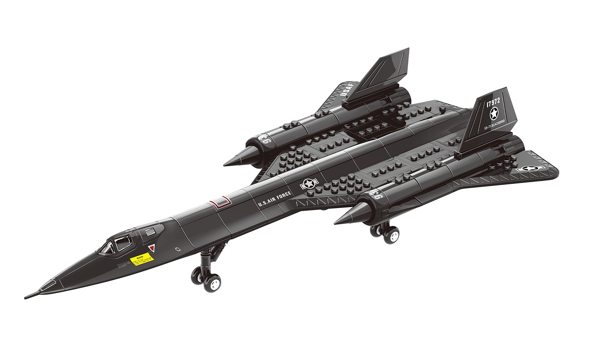 Foto 3 | Set De Bloques De Construcción Apostrophe Games Sr-71 Blackbird Jet - Venta Internacional.