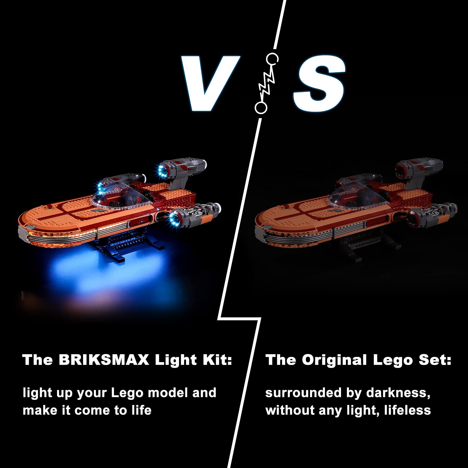 Foto 6 | Kit De Iluminación Briksmax Para Lego-75341 Luke Skywalker's Landsp - Venta Internacional.