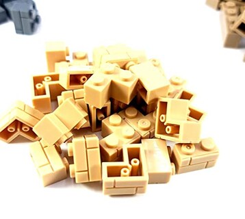 Foto 5 | Juego De Bloques De Construcción General Jim's Neutral Brick Wall, 120 Unidades - Venta Internacional.