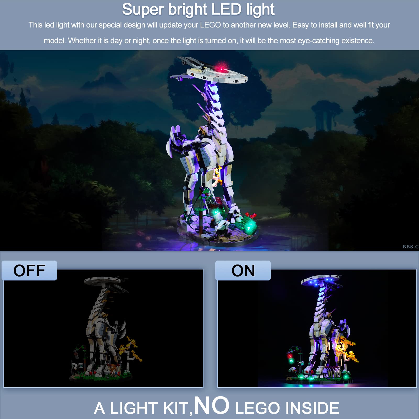 Foto 6 | Kit De Iluminación Led Brickbling Para Lego 76989 Horizon Forbidden - Venta Internacional.