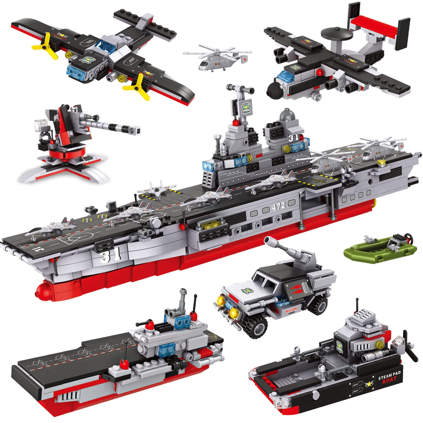 Foto 1 | Kit De Construcción Para Portaaviones Con 1161 Piezas Ep Exercise N P - Venta Internacional.