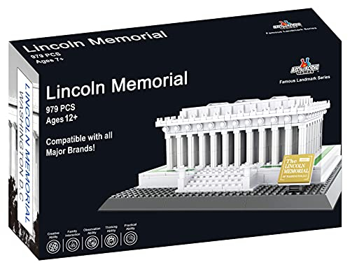 Set De Bloques De Construcción Apostrophe Games Lincoln Memorial 979 Pie - Venta Internacional.