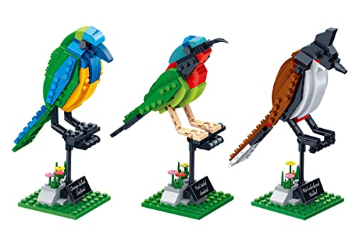 Kit De Bloques De Construcción Birds Model, 408 Piezas, Mode - Venta Internacional.