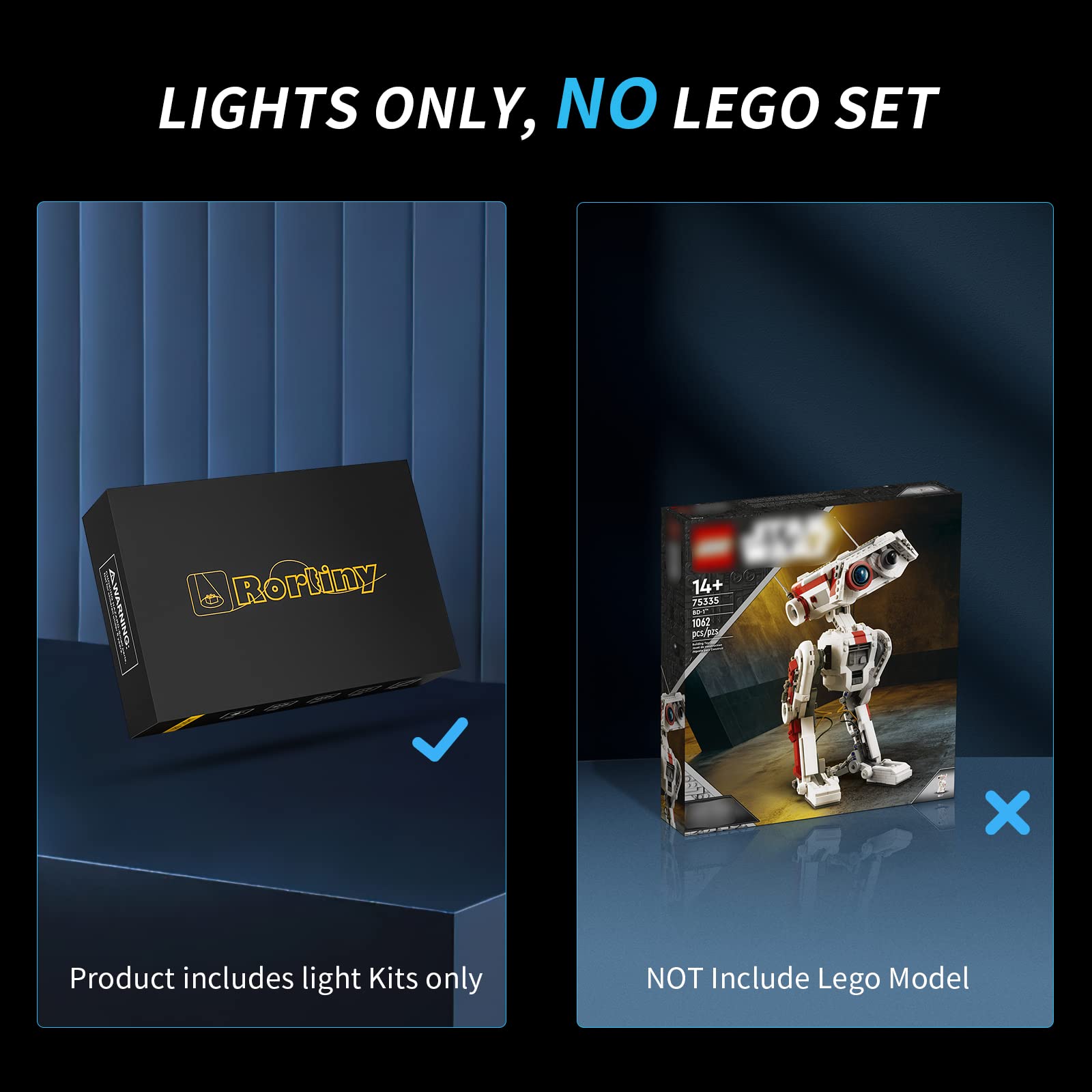Foto 7 pulgar | Kit De Luces Led Rorliny Para Lego Star Wars Bd-1 75335 Toy Buil - Venta Internacional.