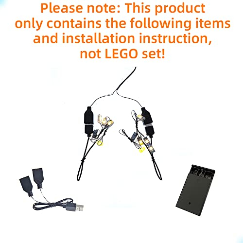 Foto 4 pulgar | Kit De Luces Led Geament Para Lego Harry Potter Hogsmeade Village - Venta Internacional.
