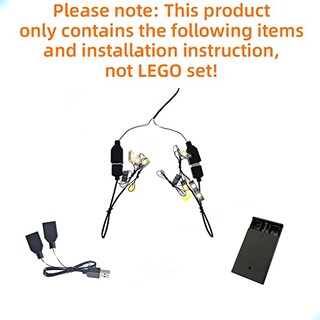Foto 3 | Kit De Luces Led Geament Para Lego Harry Potter Hogsmeade Village - Venta Internacional.