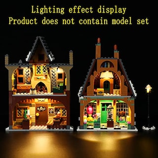 Foto 4 | Kit De Luces Led Geament Para Lego Harry Potter Hogsmeade Village - Venta Internacional.