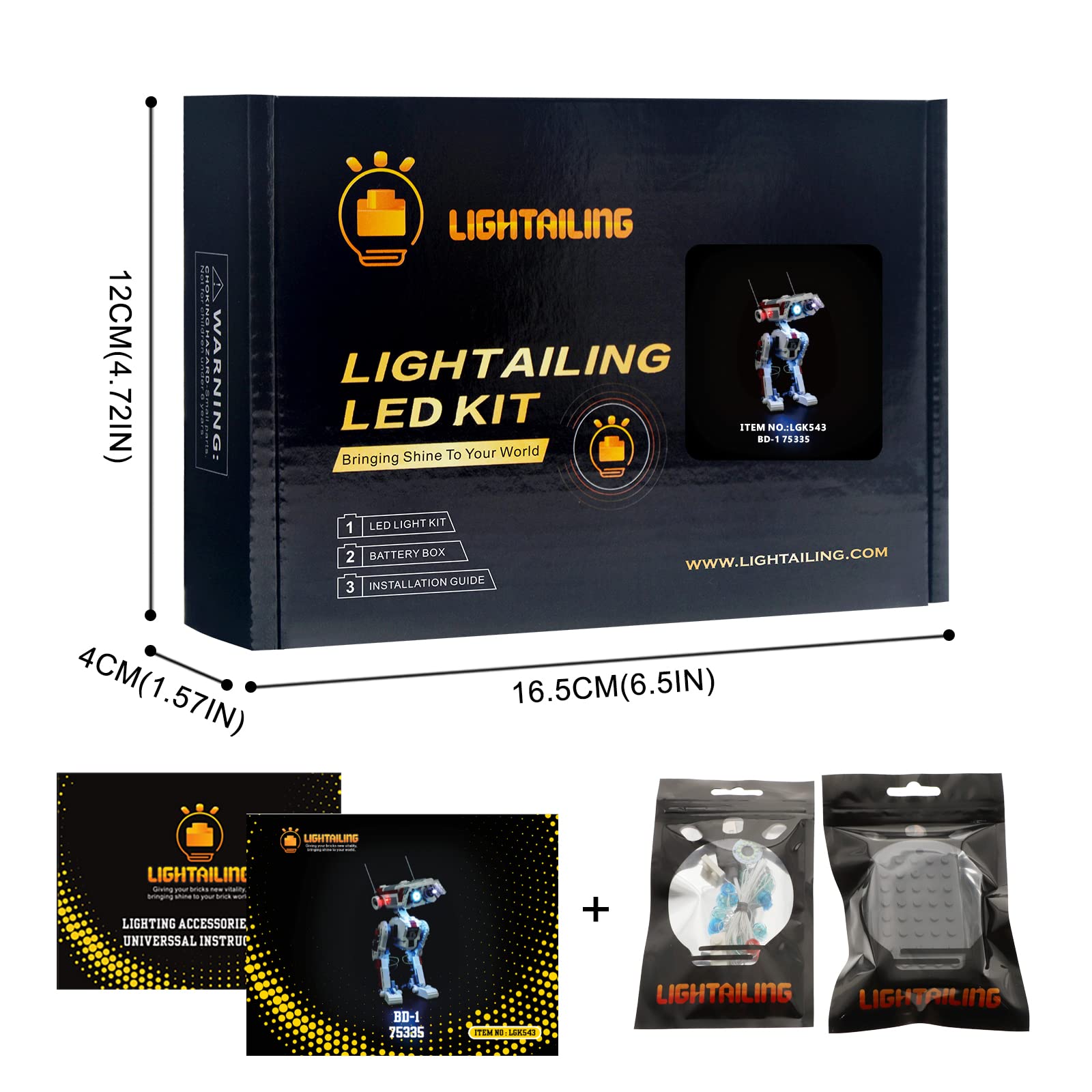Foto 7 pulgar | Kit De Iluminación Lightailing Para Lego 75335 Bd-1 Con Luz Led - Venta Internacional.