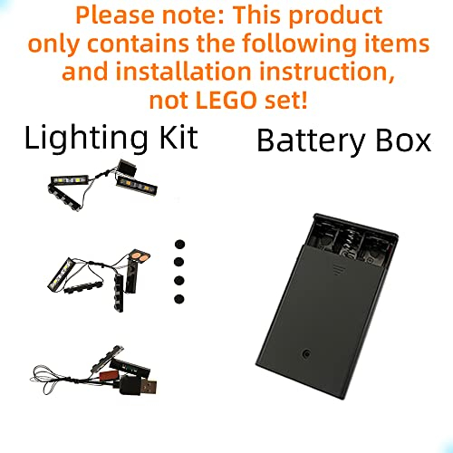 Foto 3 | Set De Iluminación Geament Led Kit Para Lego Express Train 60 - Venta Internacional.