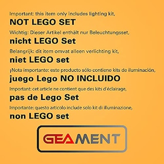 Foto 2 | Set De Iluminación Led Geament Compatible Con Lego Roller Coaster - Venta Internacional.
