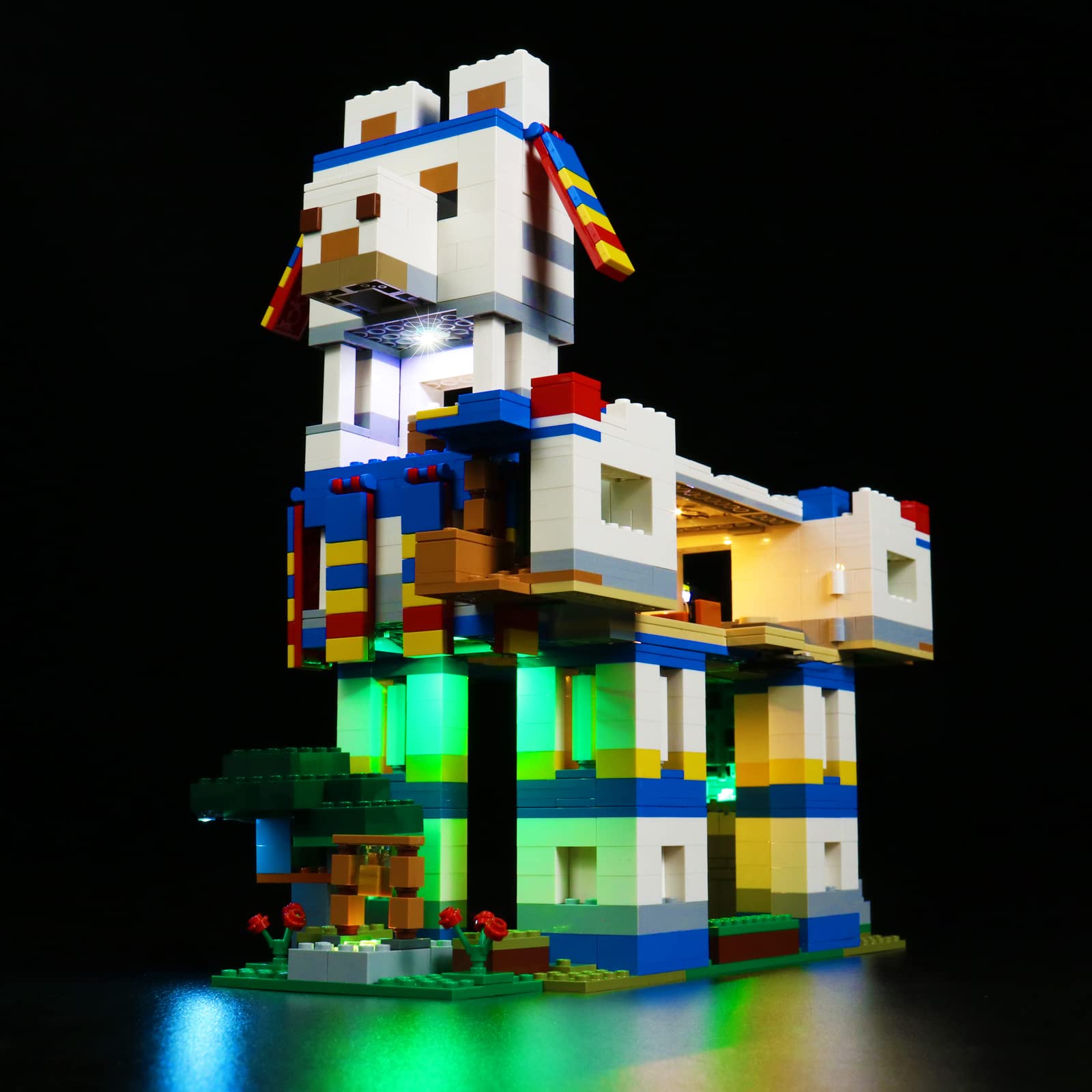 Kit De Luces Led Para Lego Minecraft Llama Village 21188 De Vona - Venta Internacional. $1,026