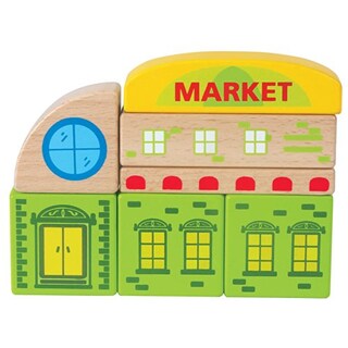 Foto 4 | Building Blocks Hape City 125 Unidades Con Mapa Para Niños Pequeños A Partir De 3 Años - Venta Internacional.