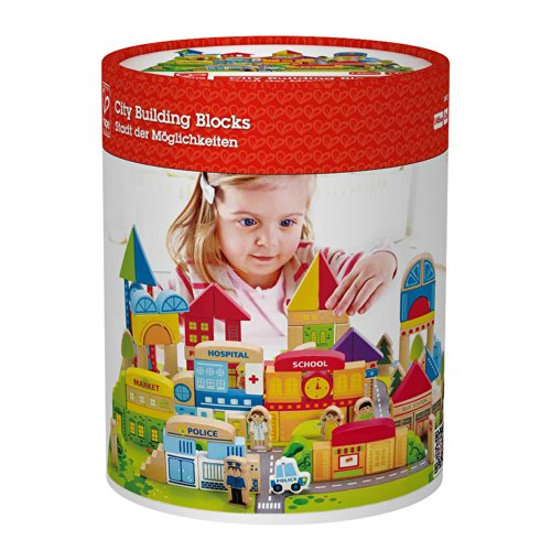 Foto 7 pulgar | Building Blocks Hape City 125 Unidades Con Mapa Para Niños Pequeños A Partir De 3 Años - Venta Internacional.