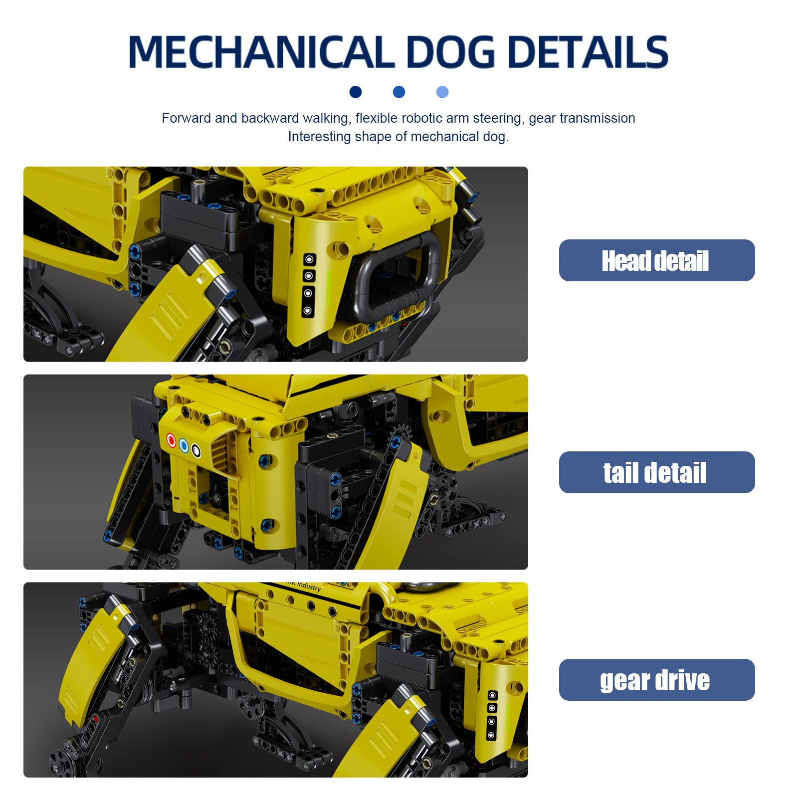 Foto 4 pulgar | Kit De Construcción Robot Dog Mold King 15066 Con 936 Piezas Para Mayores De 8 Años - Venta Internacional.