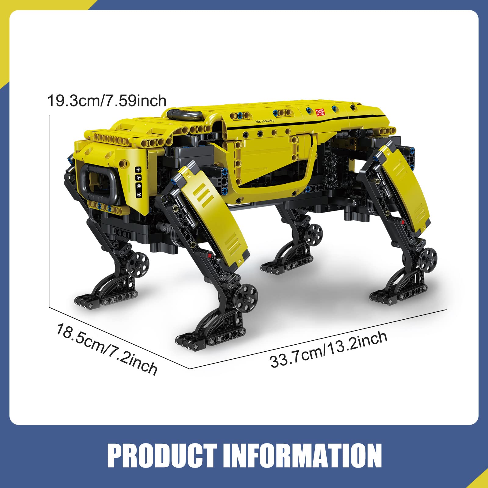 Foto 4 | Kit De Construcción Robot Dog Mold King 15066 Con 936 Piezas Para Mayores De 8 Años - Venta Internacional.